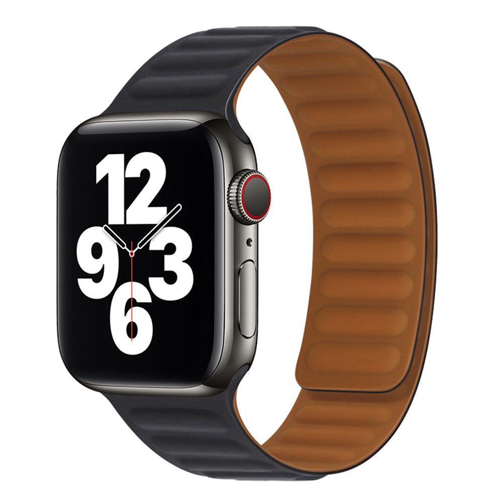 Bracelet Techsuit W035 pour Apple Watch 42mm / 41mm / 40mm / 38mm Series, Noir