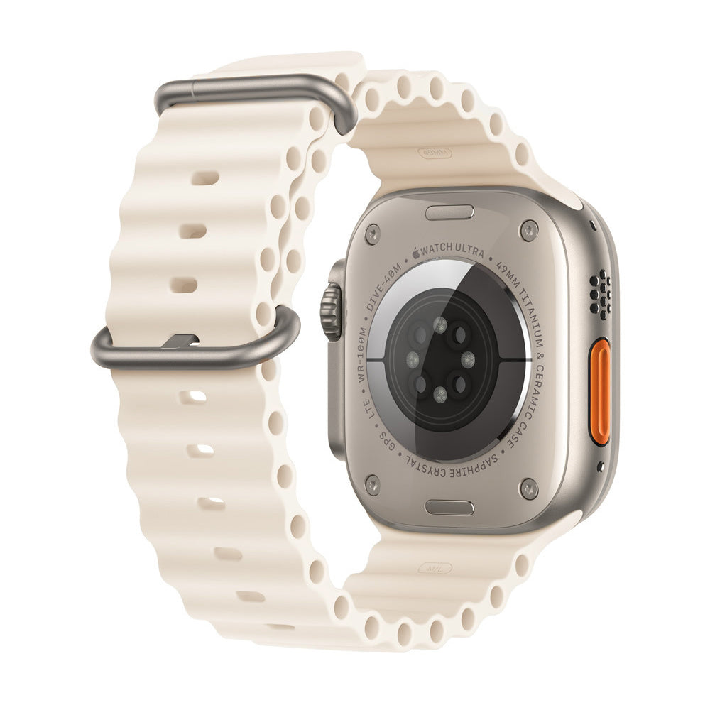Techsuit W038 Armband für Apple Watch 42mm / 41mm / 40mm / 38mm Serie, Weiß