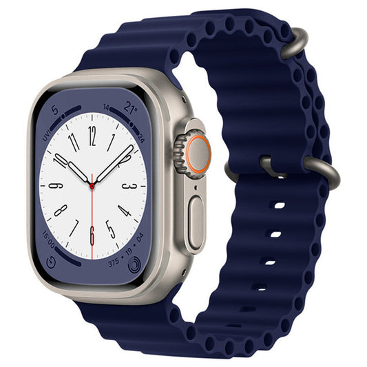 Bracelet Techsuit W038 pour Apple Watch 42mm / 41mm / 40mm / 38mm Series, Bleu Foncé