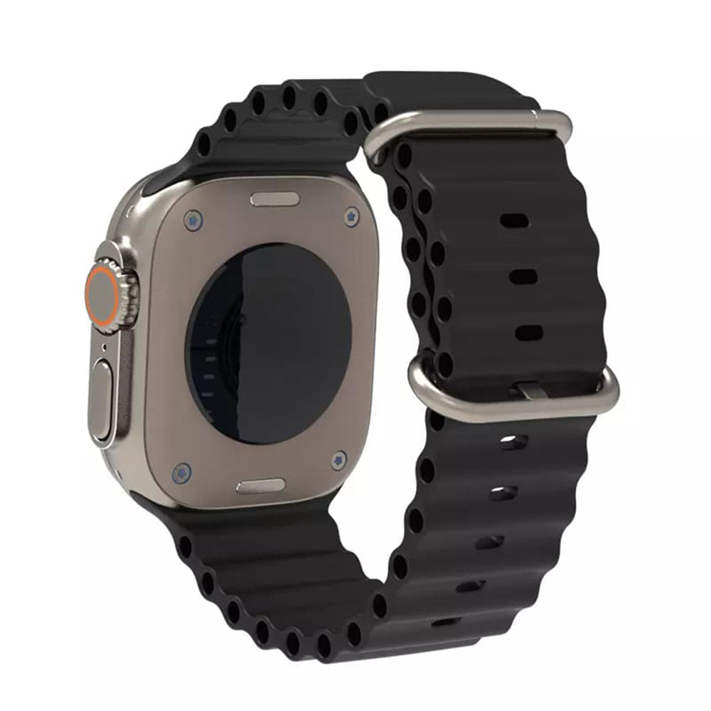 Bracelet Techsuit W038 pour Apple Watch 42mm / 41mm / 40mm / 38mm Series, Noir