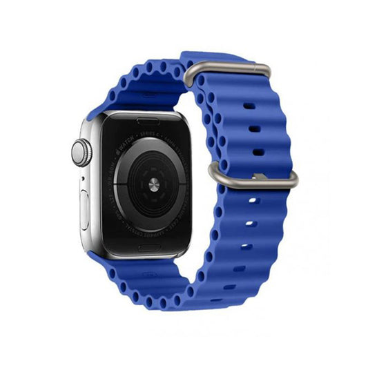 Techsuit W038 Armband für Apple Watch 49mm / 46mm / 45mm / 44mm / 42mm Serie, Blau