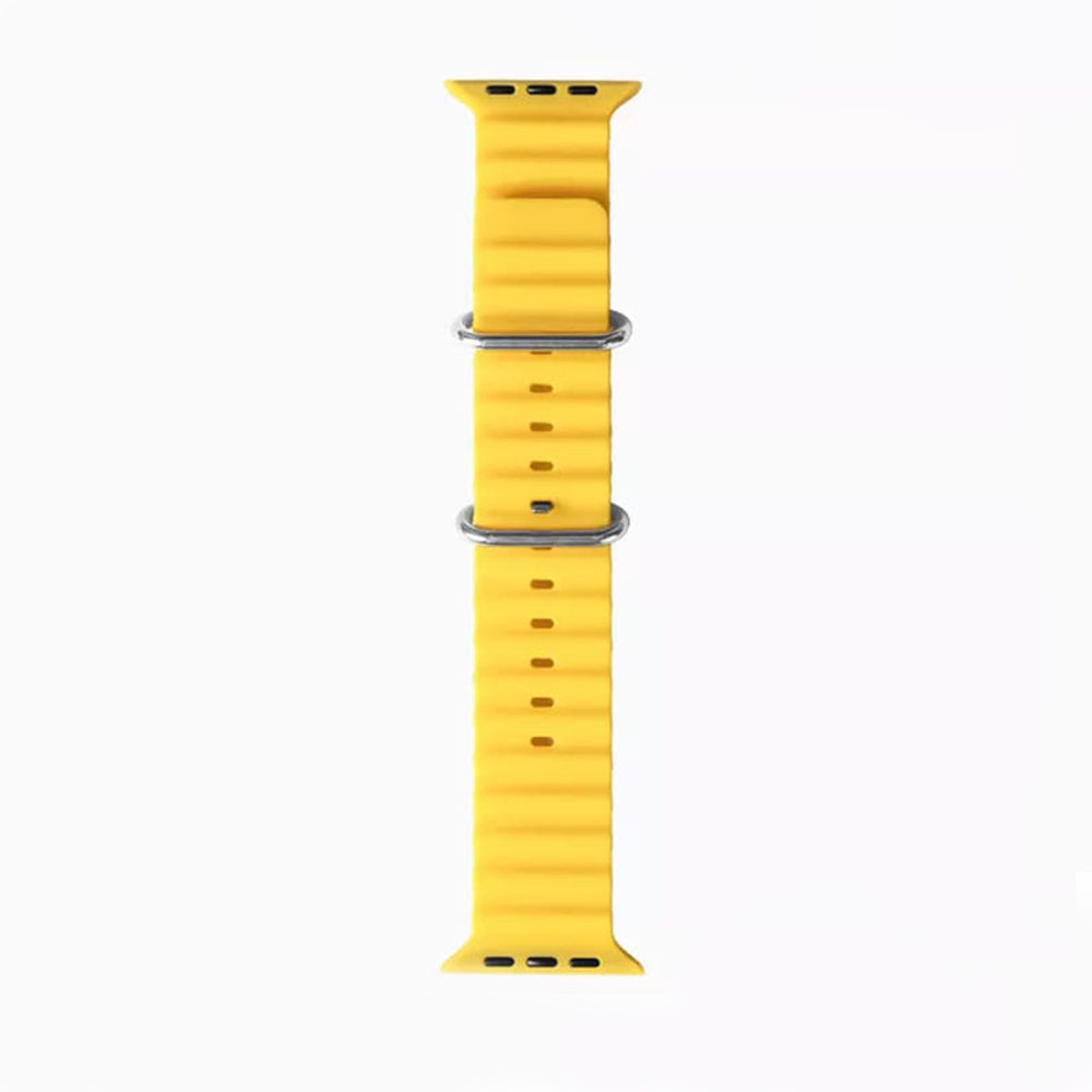 Bracelet Techsuit W038 pour Apple Watch 49mm / 46mm / 45mm / 44mm / 42mm Series, Jaune