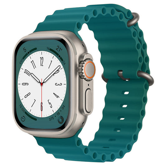 Techsuit W038 Armband für Apple Watch 49mm / 46mm / 45mm / 44mm / 42mm Serie, Grün
