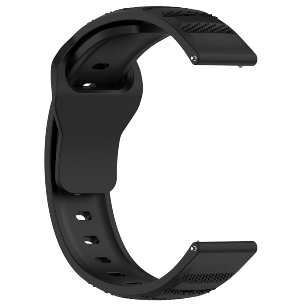 Techsuit W050 Armband für Huawei Watch / Xiaomi Watch Series, 22mm, Schwarz