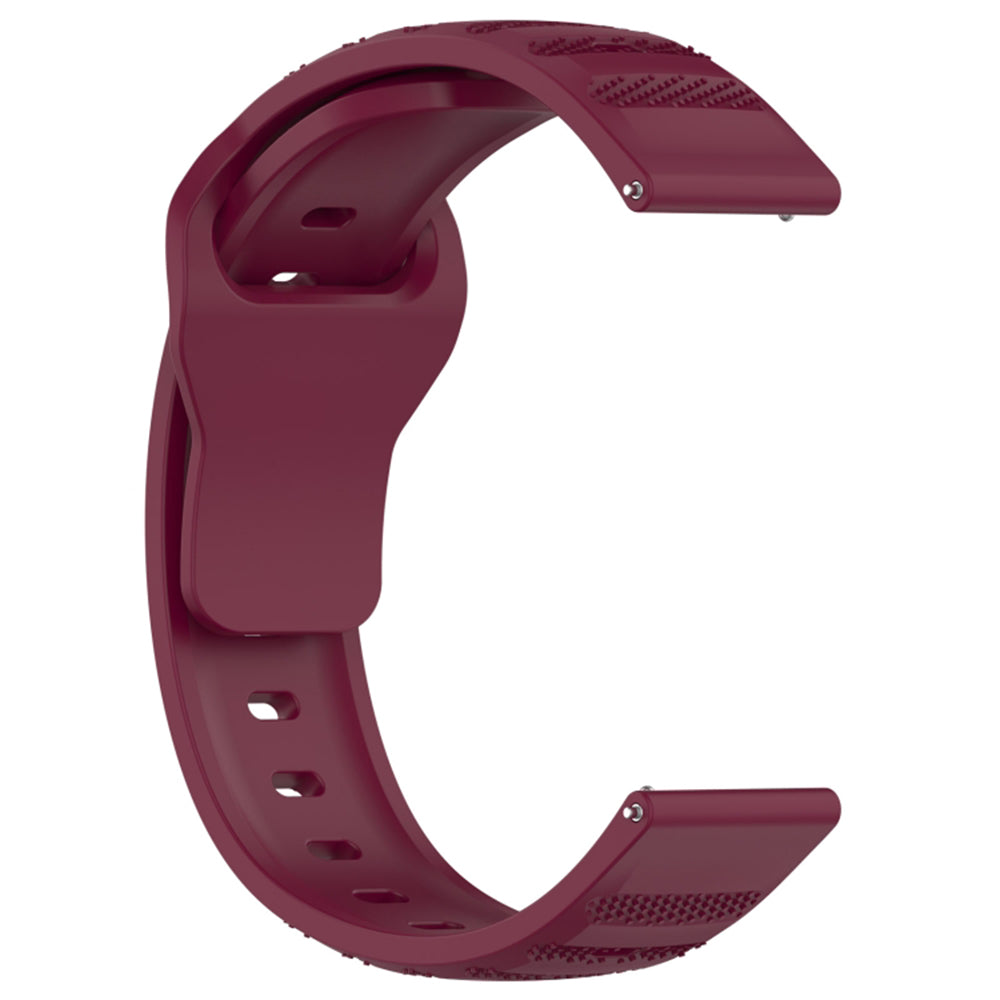 Cinturino Techsuit W050 per Huawei Watch / Xiaomi Watch Series, 22mm, Bordeaux