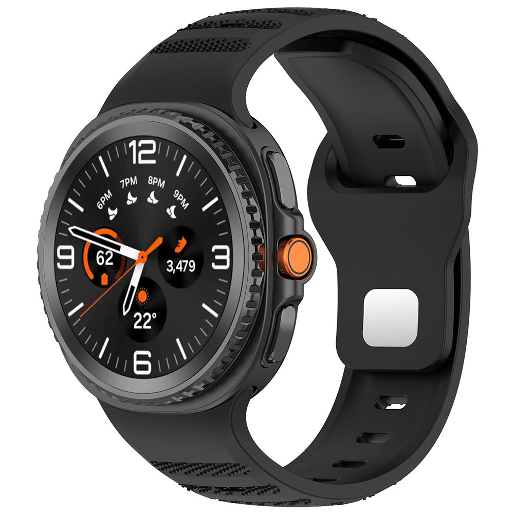 Bracelet Techsuit W050 pour Samsung Galaxy Watch8 / Watch8 Classic Series, Noir
