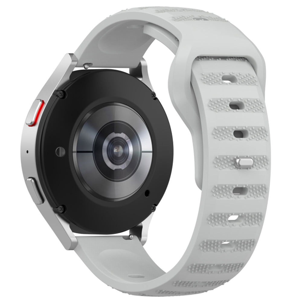 Cinturino Techsuit W050 per Samsung Galaxy Watch / Huawei Watch Series, 20mm, Grigio