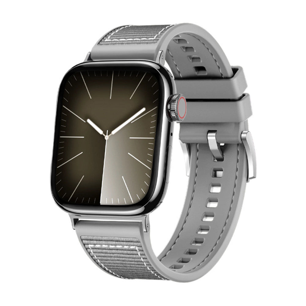 Bracelet Techsuit W051 pour Apple Watch 49mm / 46mm / 45mm / 44mm / 42mm Series, Gris
