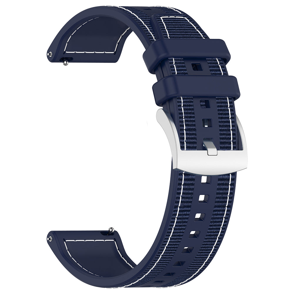 Techsuit W051 Armband für Huawei Watch / Xiaomi Watch Series, 22mm, Dunkelblau