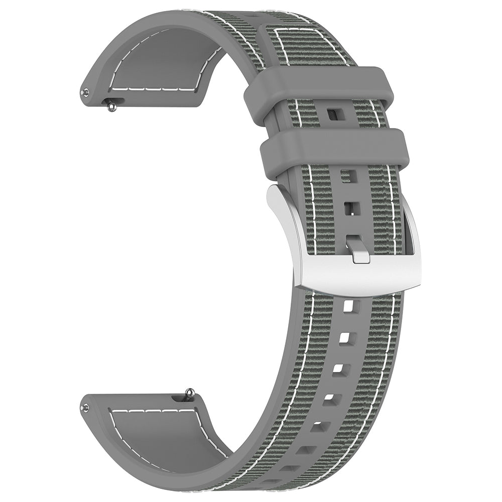 Bracelet Techsuit W051 pour Huawei Watch / Xiaomi Watch Series, 22mm, Gris