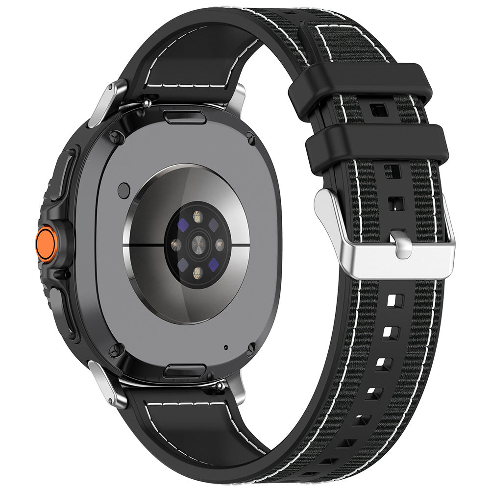 Cinturino Techsuit W051 per Samsung Galaxy Watch8 / Watch8 Classic Series, Nero