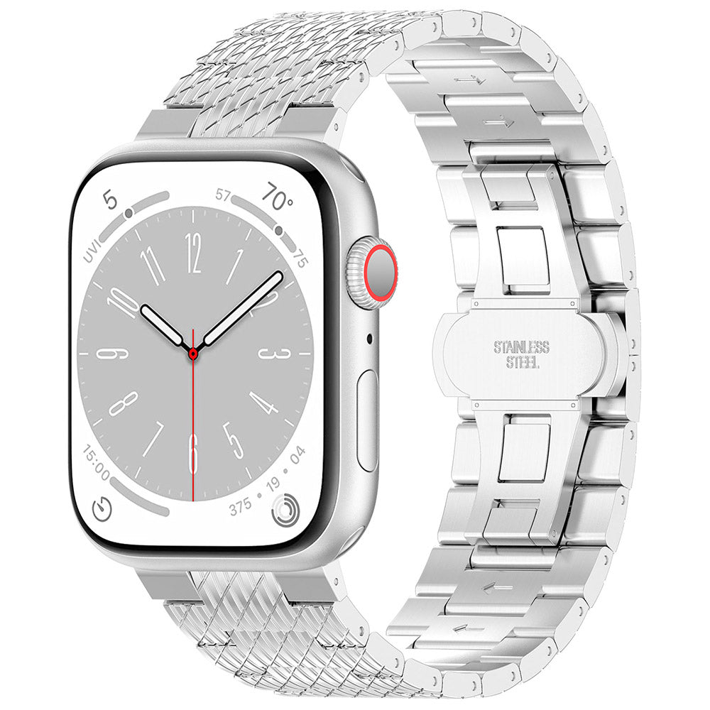 Cinturino Techsuit W052 per Apple Watch 42mm / 41mm / 40mm / 38mm Series, Argento