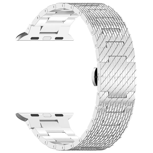 Cinturino Techsuit W052 per Apple Watch 49mm / 46mm / 45mm / 44mm / 42mm Series, Argento