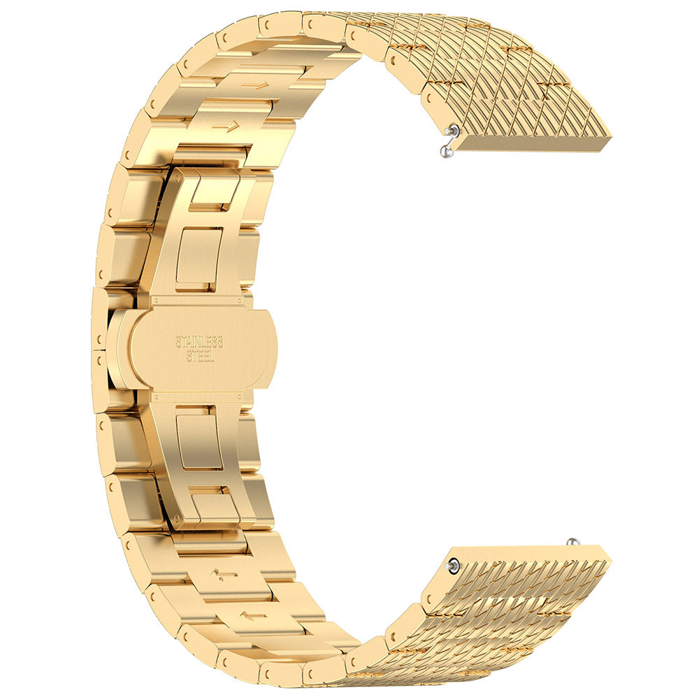 Cinturino Techsuit W052 per Samsung Galaxy Watch / Huawei Watch Series, 20mm, Dorato