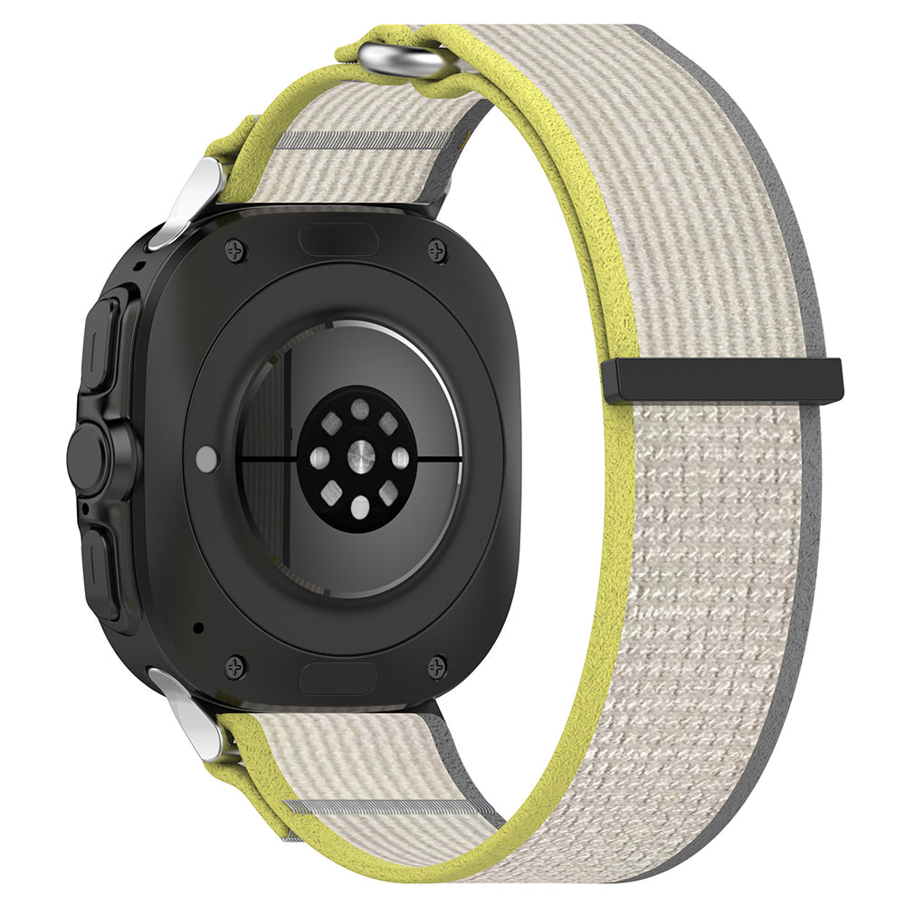 Bracelet Techsuit W054 pour Samsung Galaxy Watch Ultra, Jaune Gris