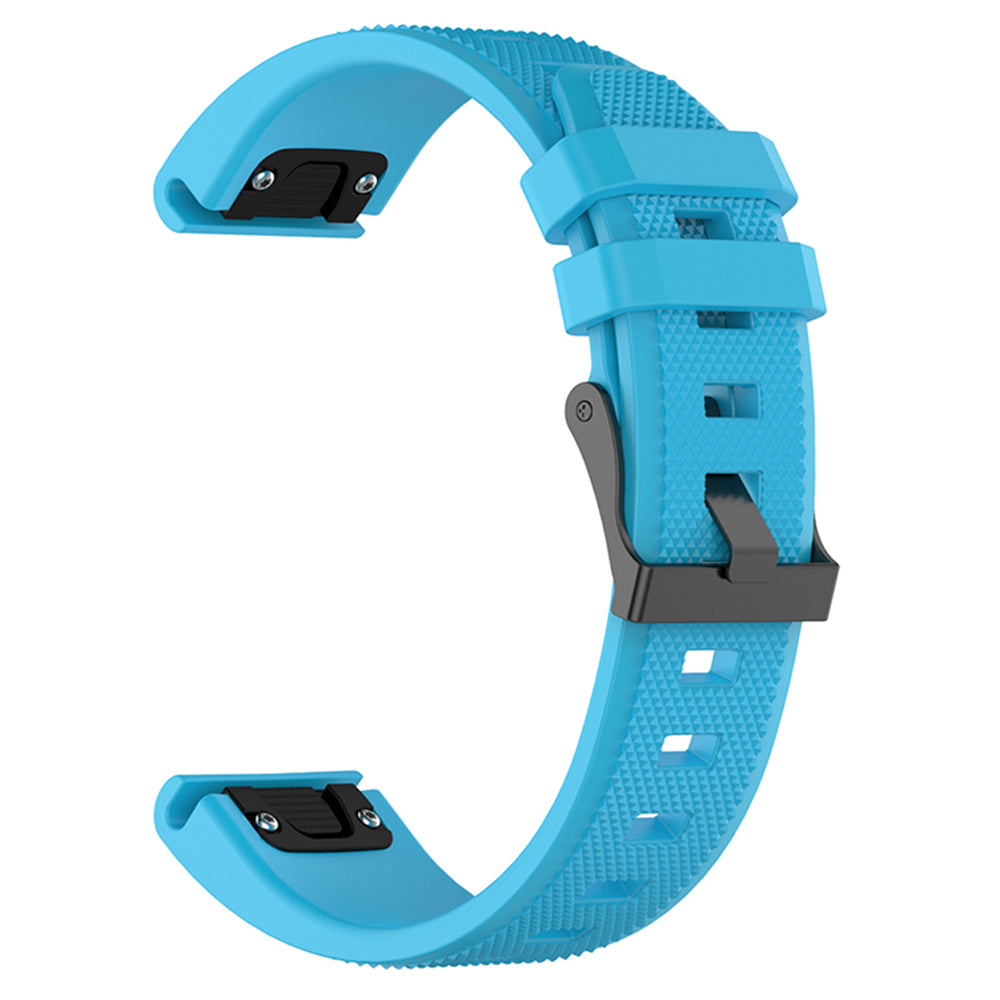 Techsuit W058 Armband für Garmin Watch Fenix Serie, 26mm, Blau