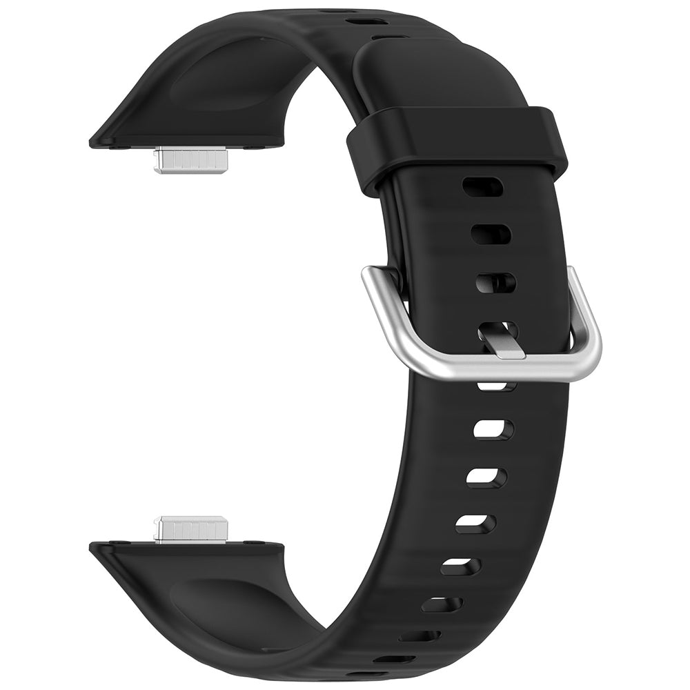 Cinturino Techsuit W061 per Huawei Watch Fit 4 Pro / Fit 4 / Fit 3, Nero