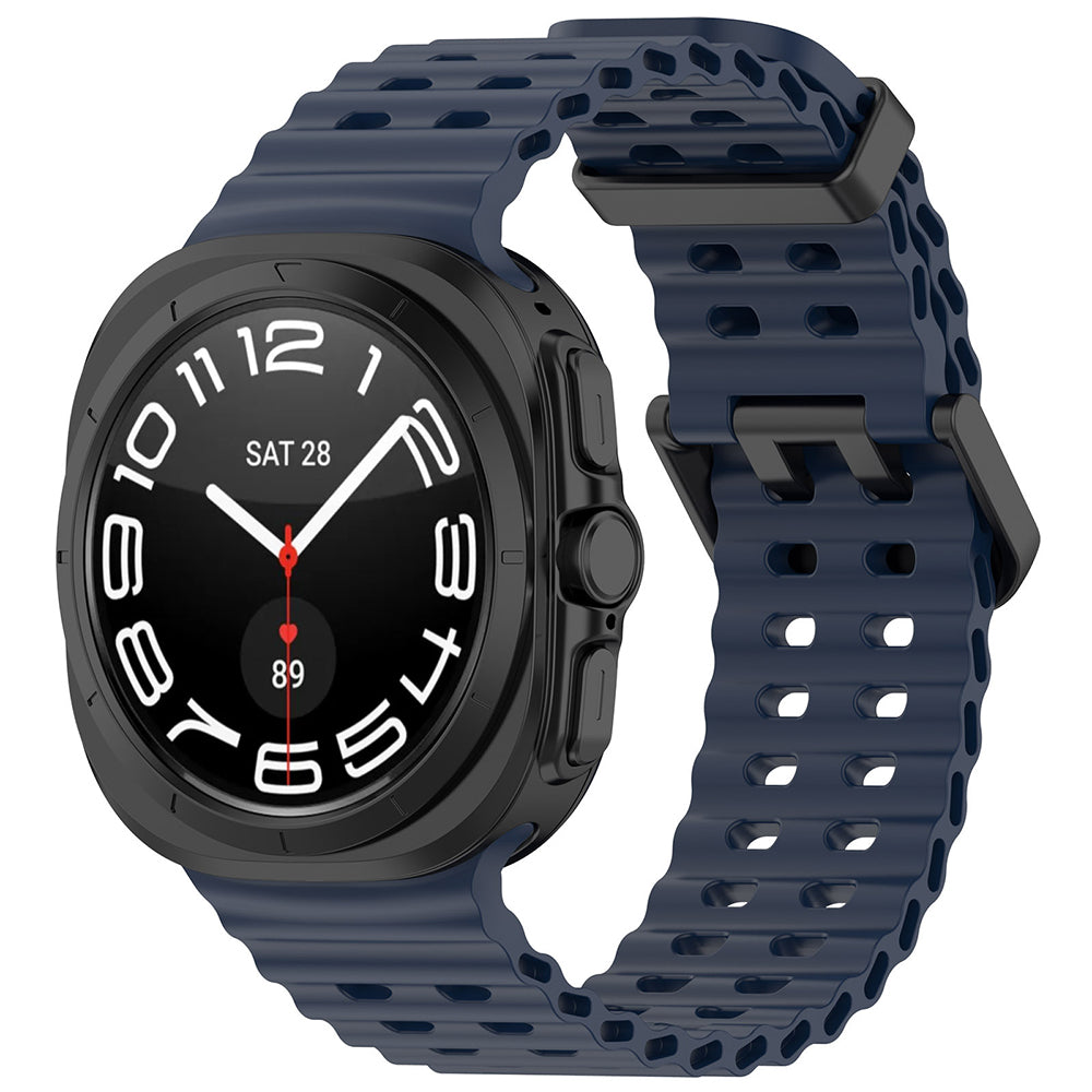 Bracelet Techsuit W062 pour Samsung Galaxy Watch Ultra, Bleu Marine