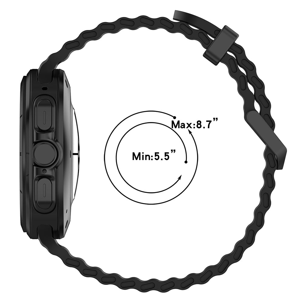 Bracelet Techsuit W062 pour Samsung Galaxy Watch Ultra, Bleu Marine