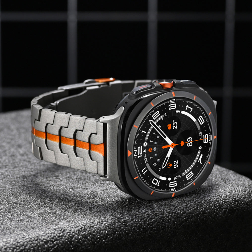Cinturino Techsuit W063 per Samsung Galaxy Watch Ultra, Grigio