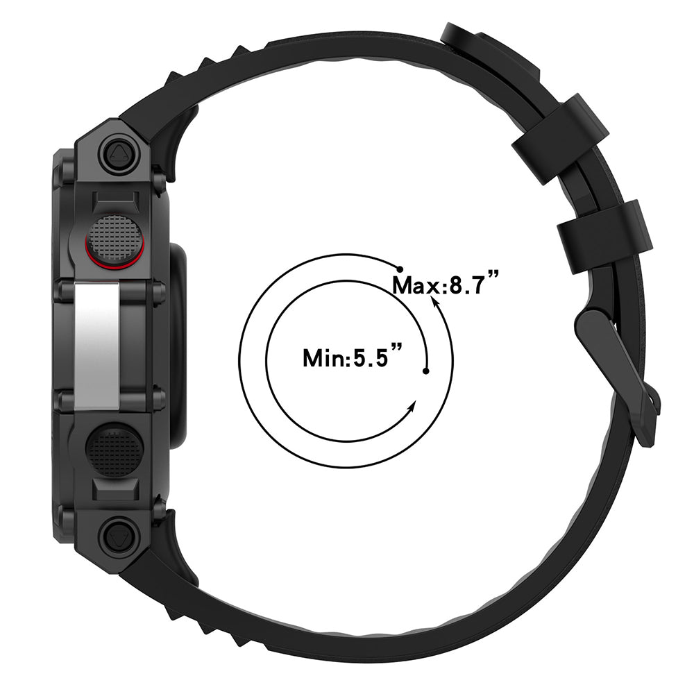 Bracelet Techsuit W067 pour Amazfit T-Rex 2, Vert Clair