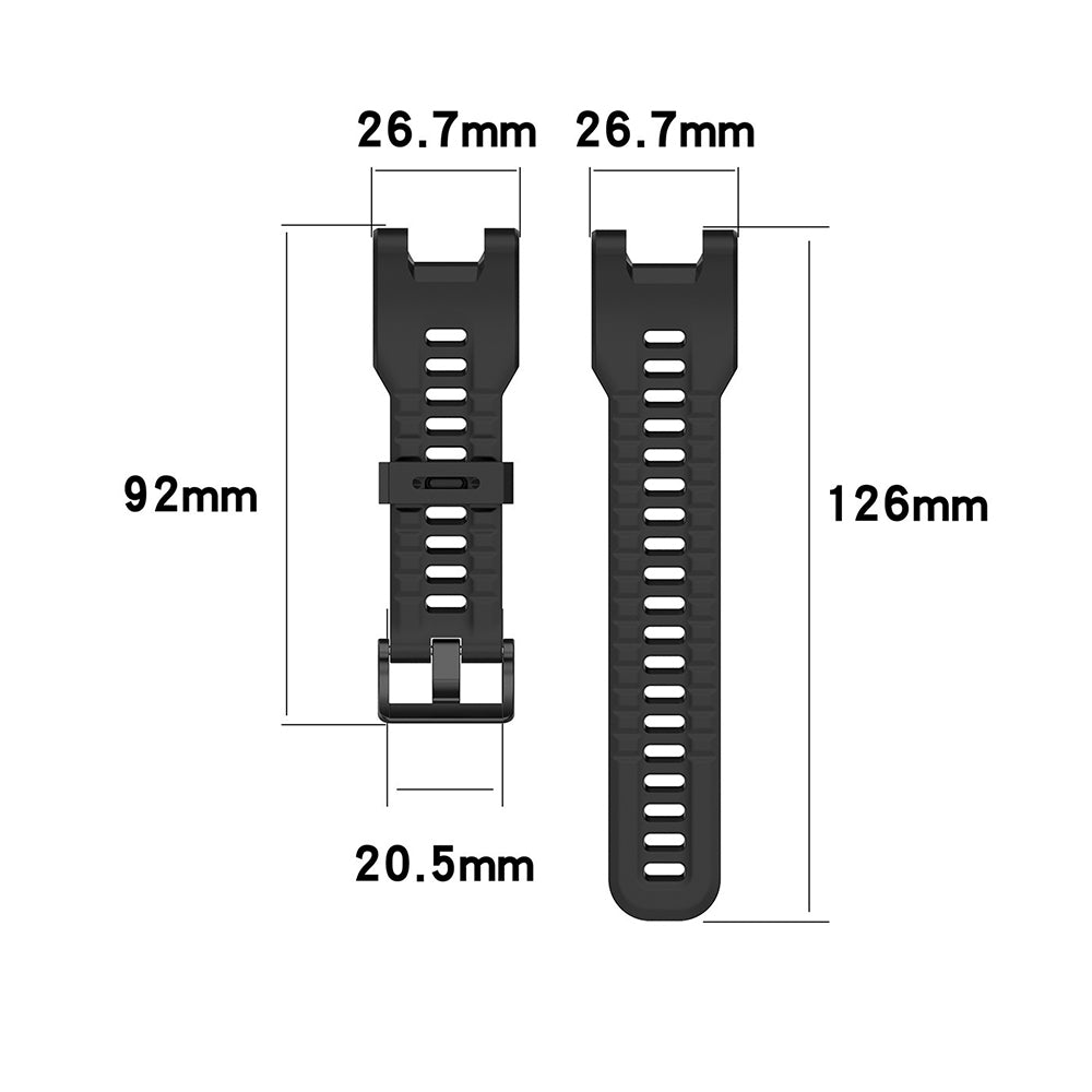 Bracelet Techsuit W067 pour Amazfit T-Rex Pro / T-Rex, Bleu Marine