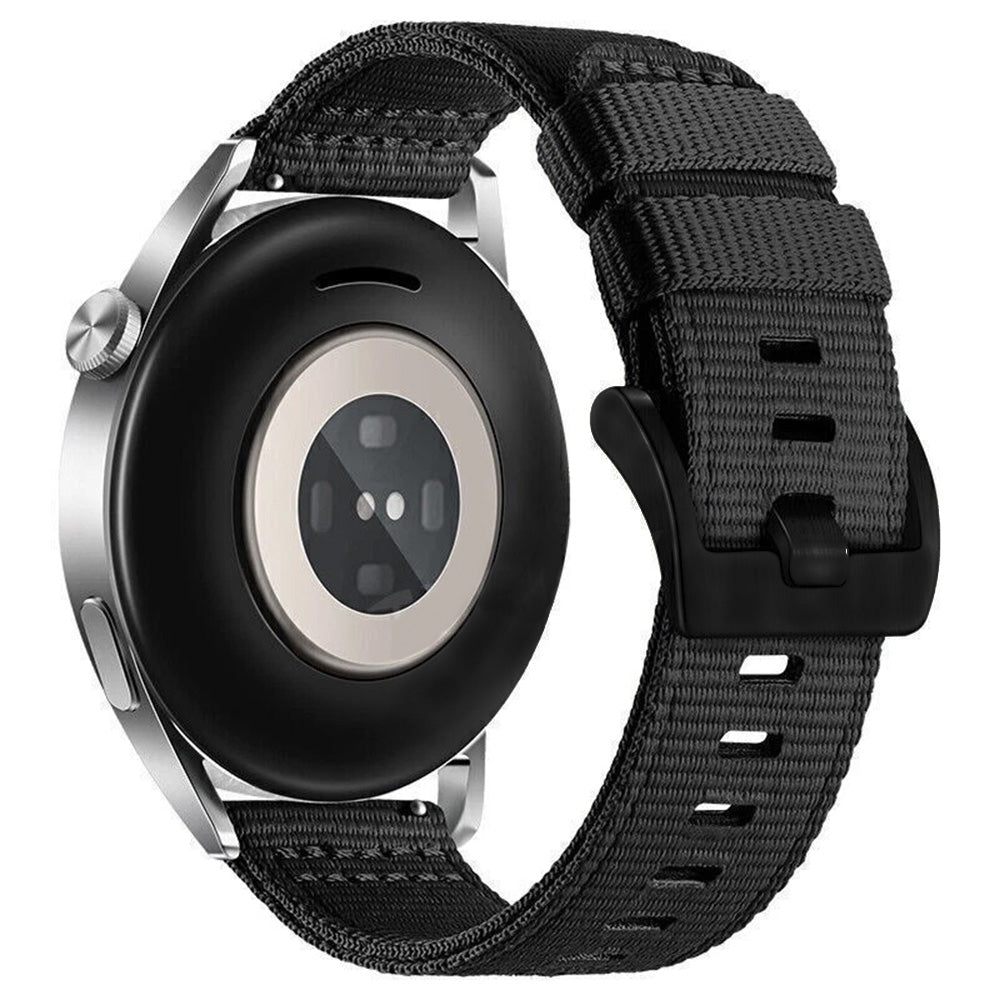 Bracelet Techsuit W070 pour Samsung Galaxy Watch / Huawei Watch Series, 22mm, Noir