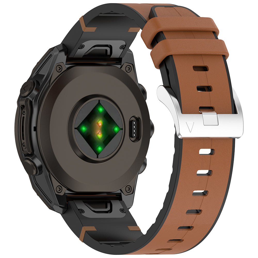 Cinturino Techsuit W071 per Garmin Instinct / Approach / Fenix Watch Series, 20mm, Marrone