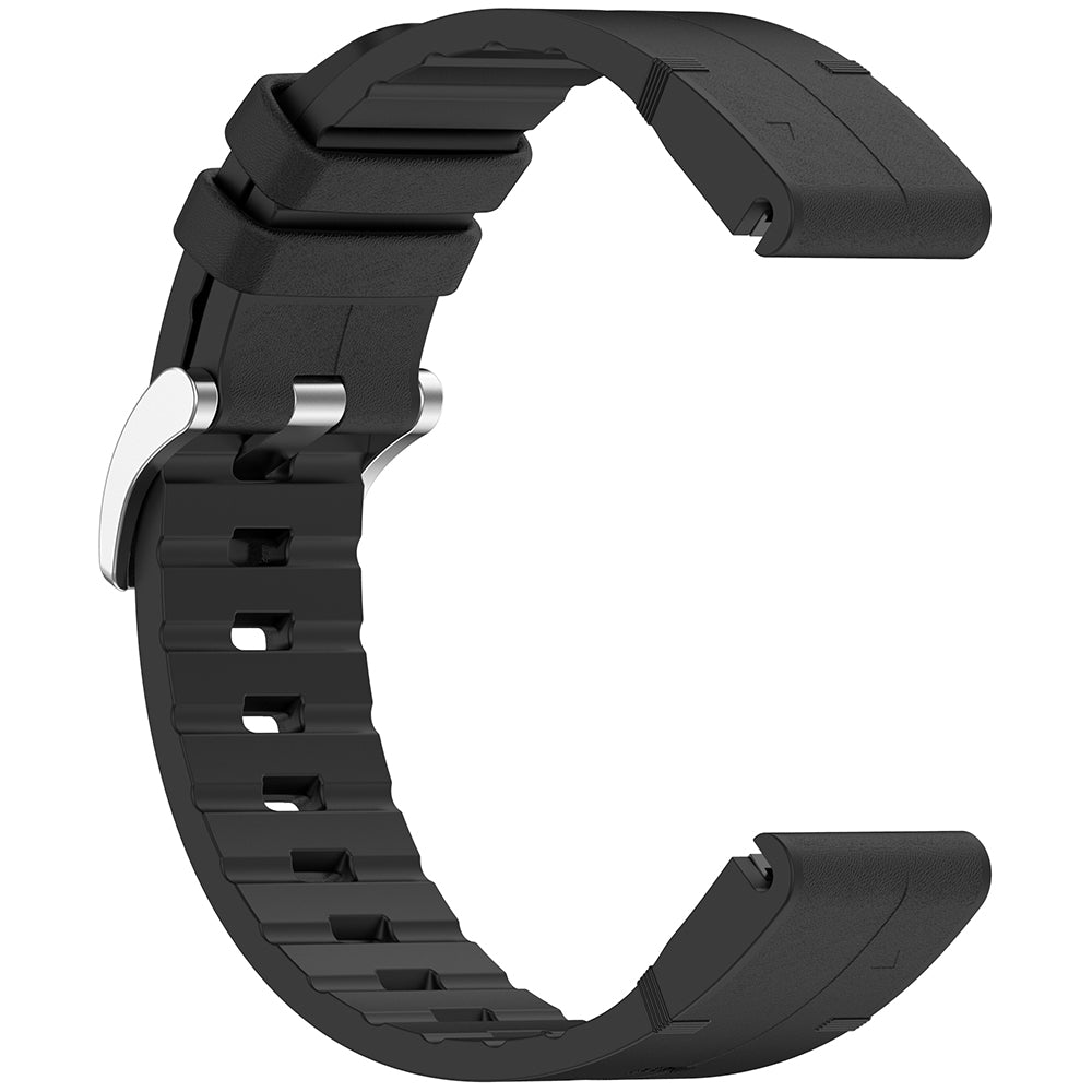 Bracelet Techsuit W071 pour Garmin Watch Fenix / Forerunner Series, 22mm, Noir