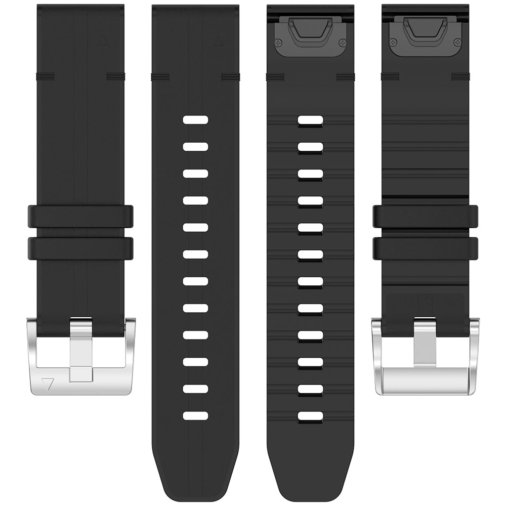 Bracelet Techsuit W071 pour Garmin Watch Fenix / Forerunner Series, 22mm, Noir