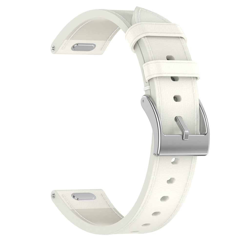 Techsuit W073 Armband für Huawei Watch / Garmin Watch Series, 18mm, Weiß