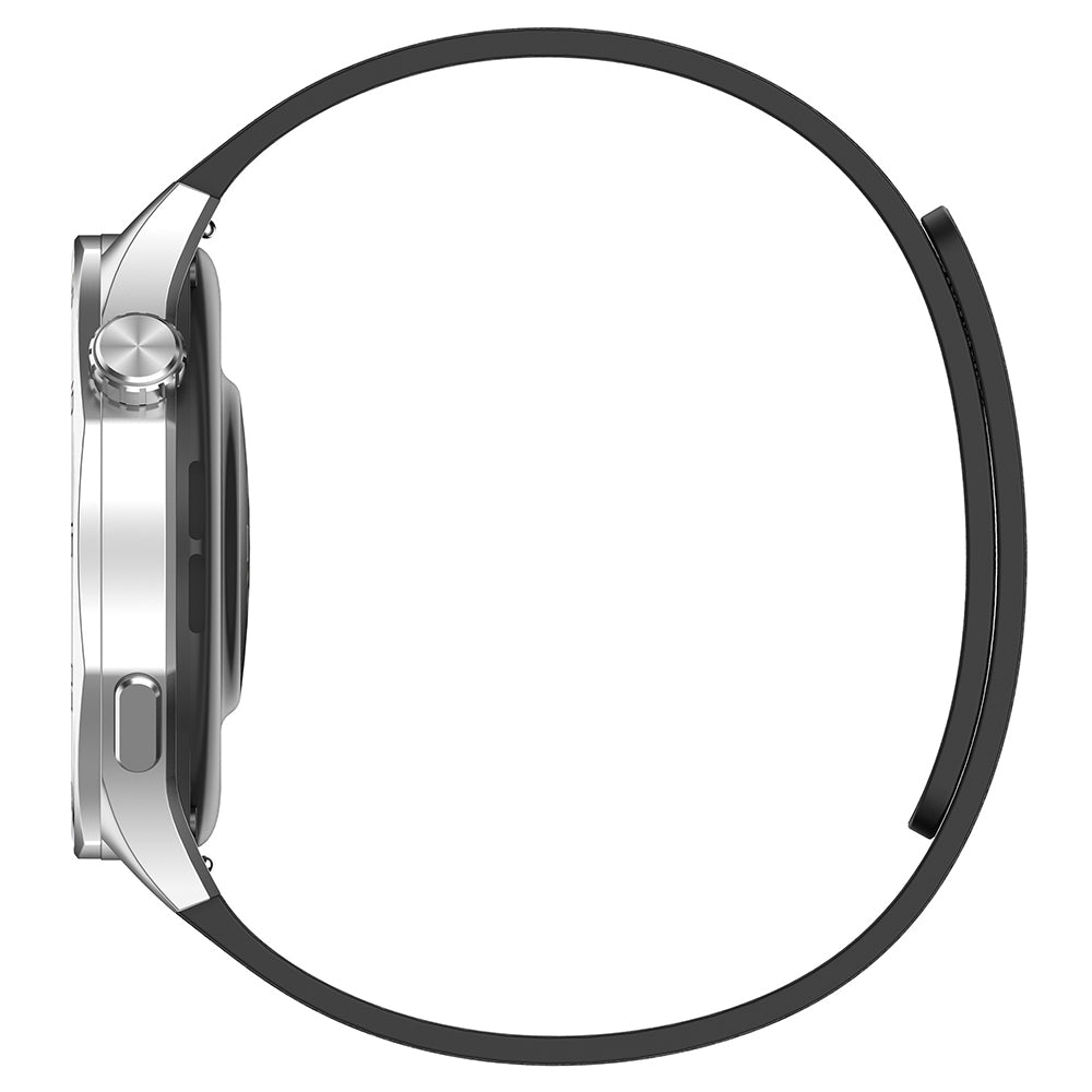 Techsuit W074 Armband für Huawei Watch / Garmin Watch Series, 18mm, Schwarz Orange
