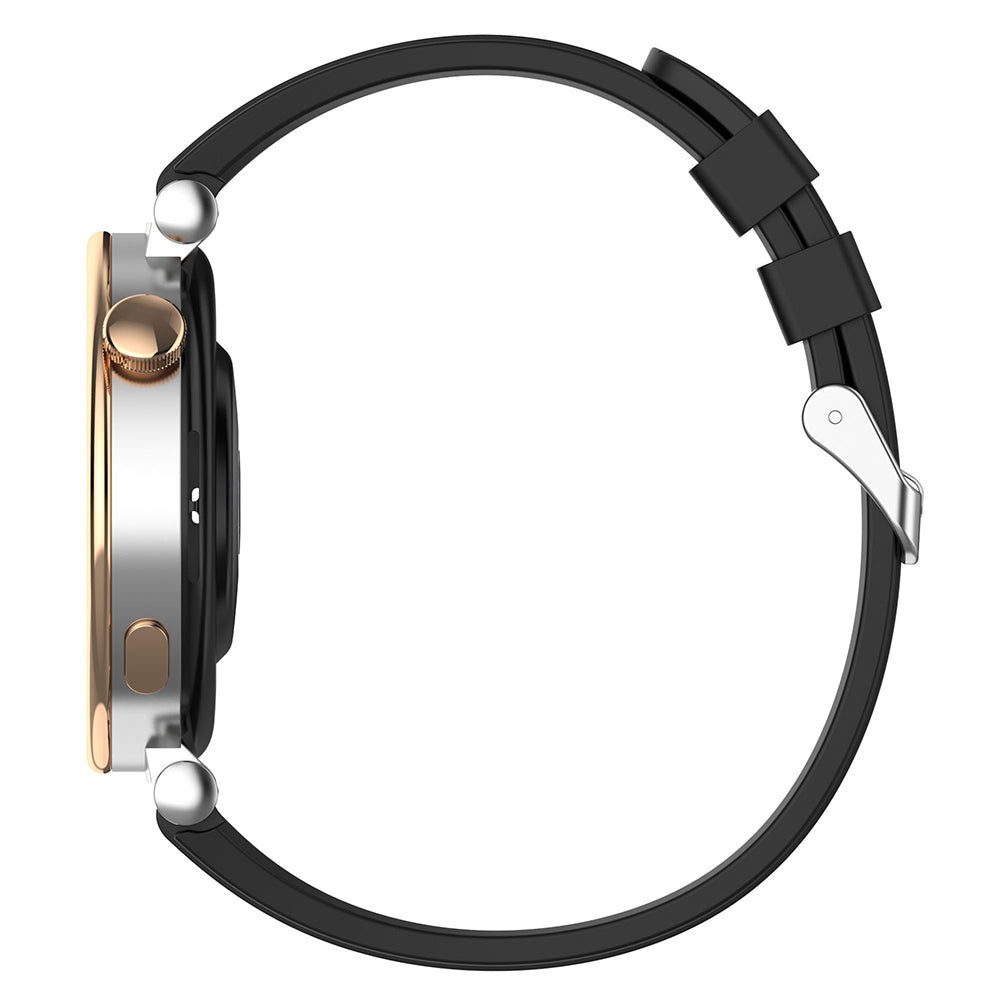 Bracelet Techsuit W075 pour Huawei Watch / Garmin Watch Series, 18mm, Noir