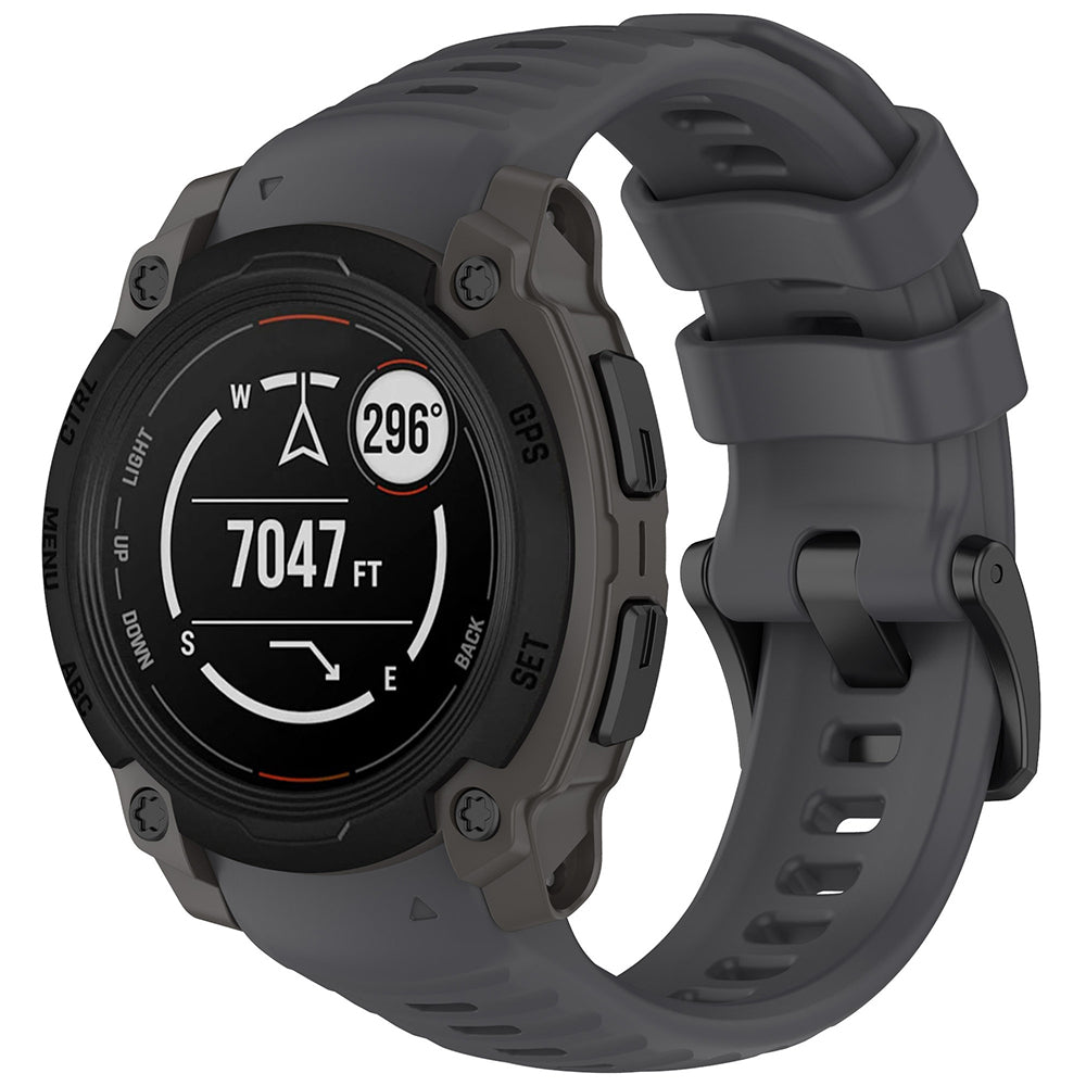 Cinturino Techsuit W076 per Garmin Instinct E 45mm, Grigio