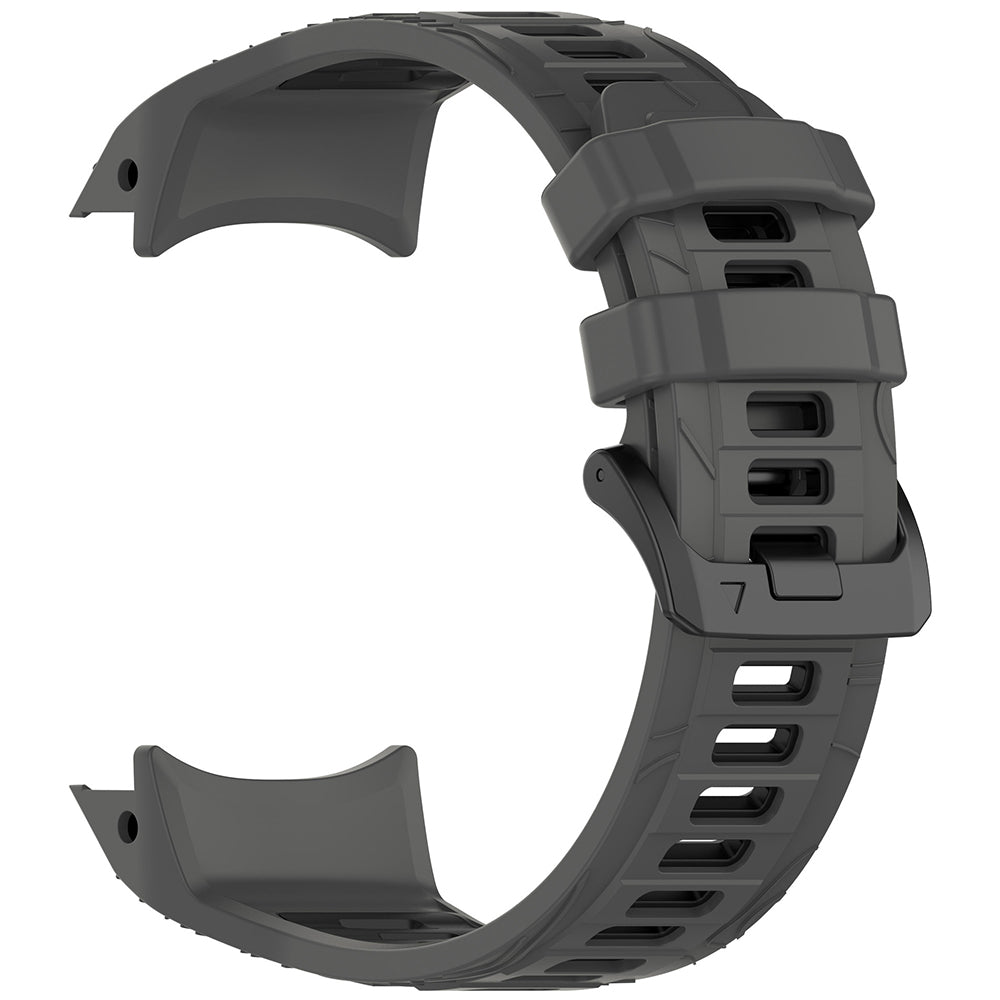 Bracelet Techsuit W077 pour Garmin Instinct 3 50mm Solar / Instinct 3 50mm, Gris