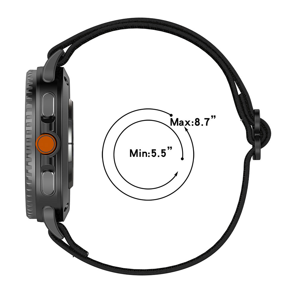 Bracelet Techsuit W080 pour Samsung Galaxy Watch8 / Série Watch8 Classic, Gris