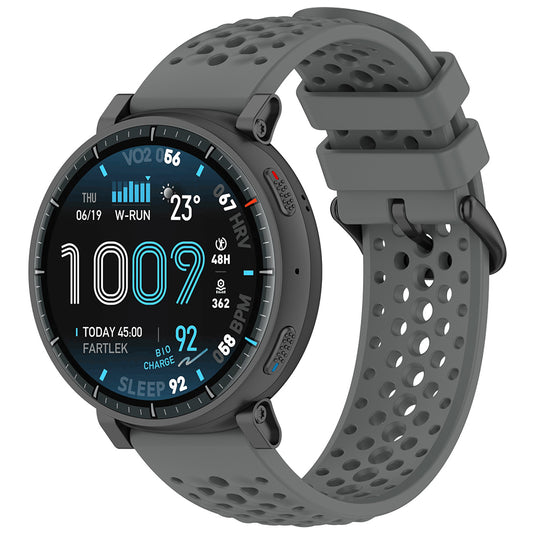 Techsuit W083 Armband für Amazfit Watch / Samsung Watch Series, 22mm, Grau