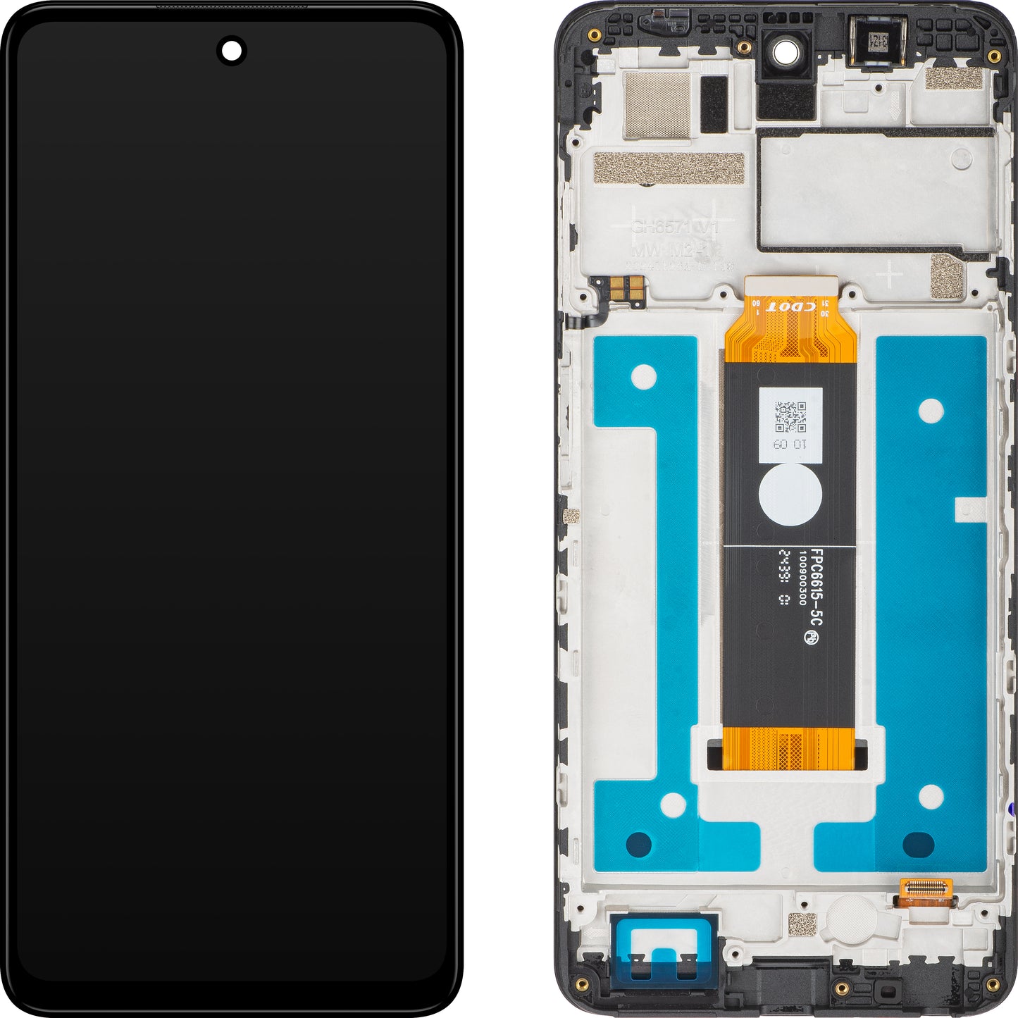 Écran tactile HMD Pulse+ / Pulse Pro / Pulse, avec Cadre, Noir, Service Pack 286940623