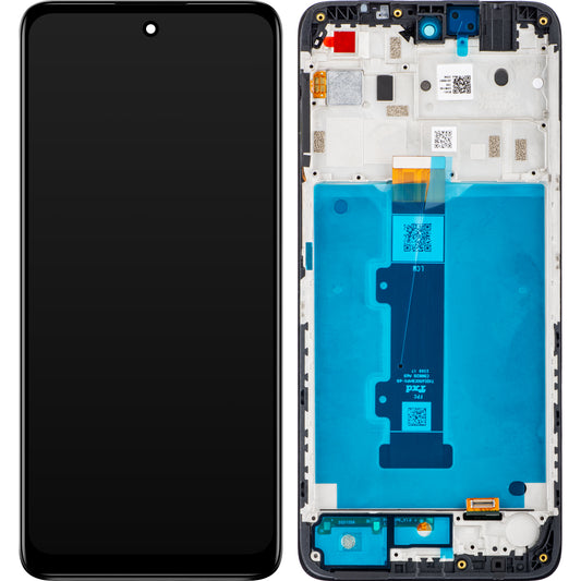 Motorola Moto E32s / E22s Écran tactile avec cadre, noir, Service Pack 5D68C20795