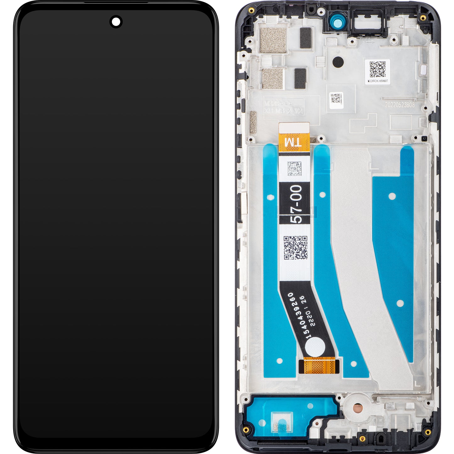 Écran tactile Motorola Moto G32, avec cadre, gris (Mineral Grey), Swap 5D68C21151