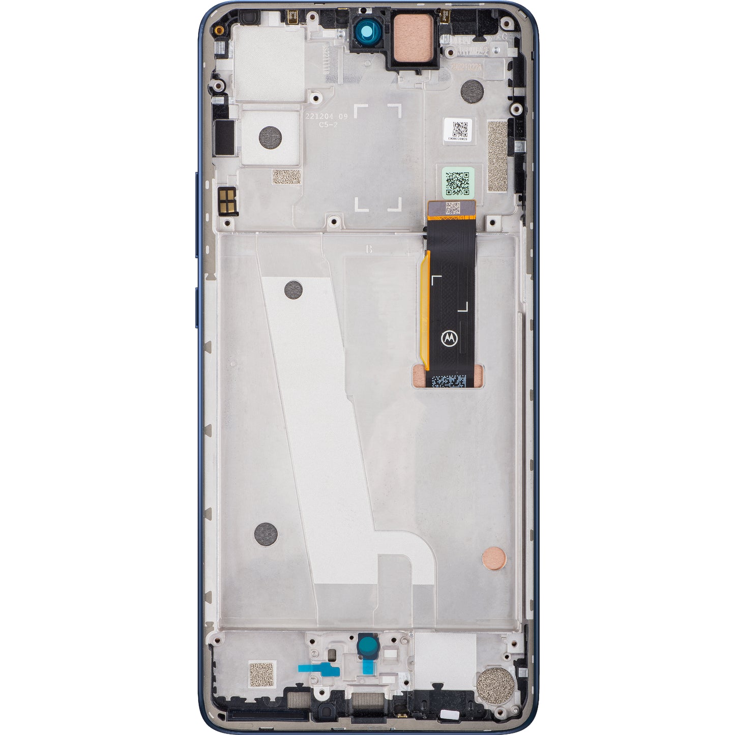 Touchscreen-Display Motorola Edge 30, mit Rahmen, Meteorite Gray, Service Pack 5D68C20584