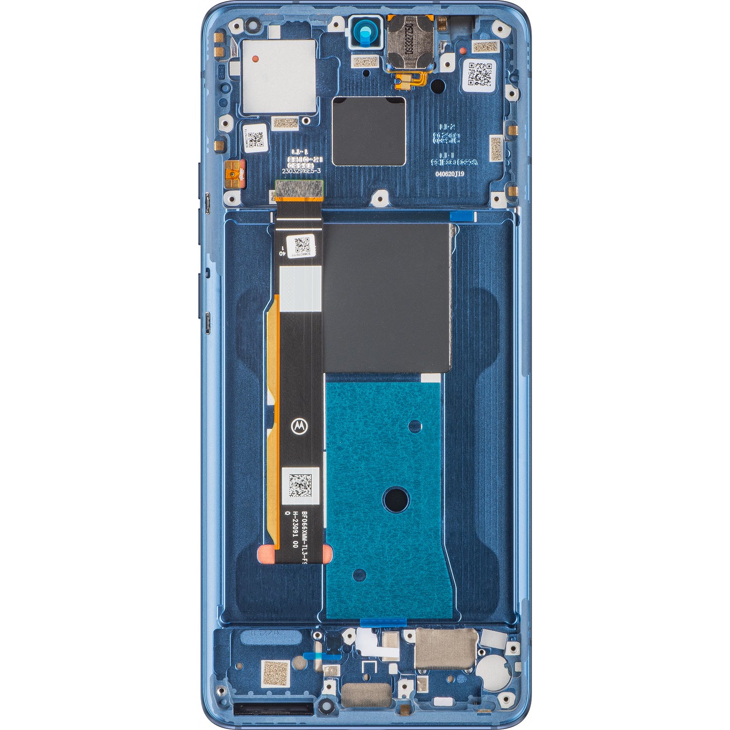 Touchscreen-Display Motorola Edge 40, mit Rahmen, Lunar Blue, Service Pack 5D68C22671