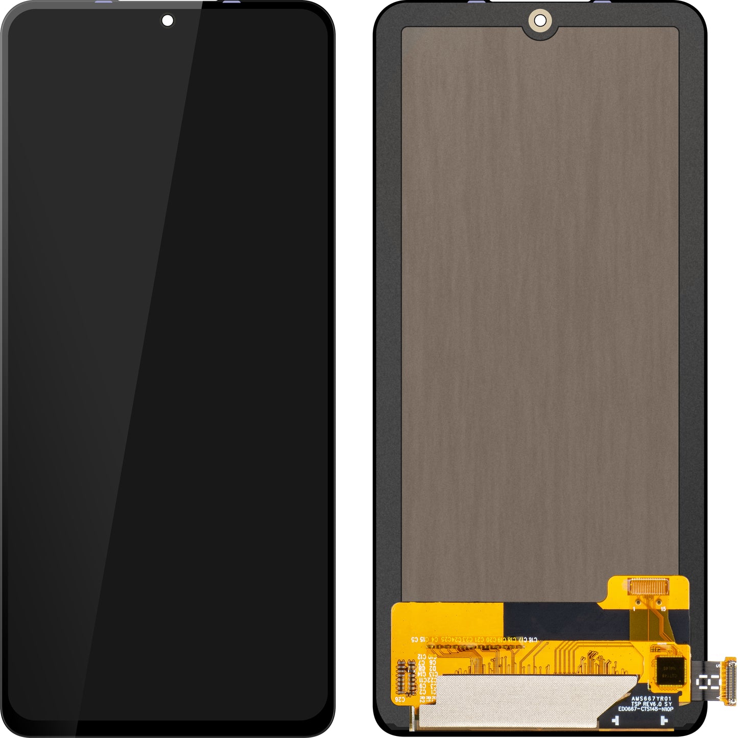 Display mit MP Touchscreen kompatibel mit Xiaomi Poco X4 Pro 5G / Redmi Note 10 Pro / Note 10 Pro Max / Note 11 Pro / Note 11 Pro 5G / Note 12 Pro 4G, OLED-Version