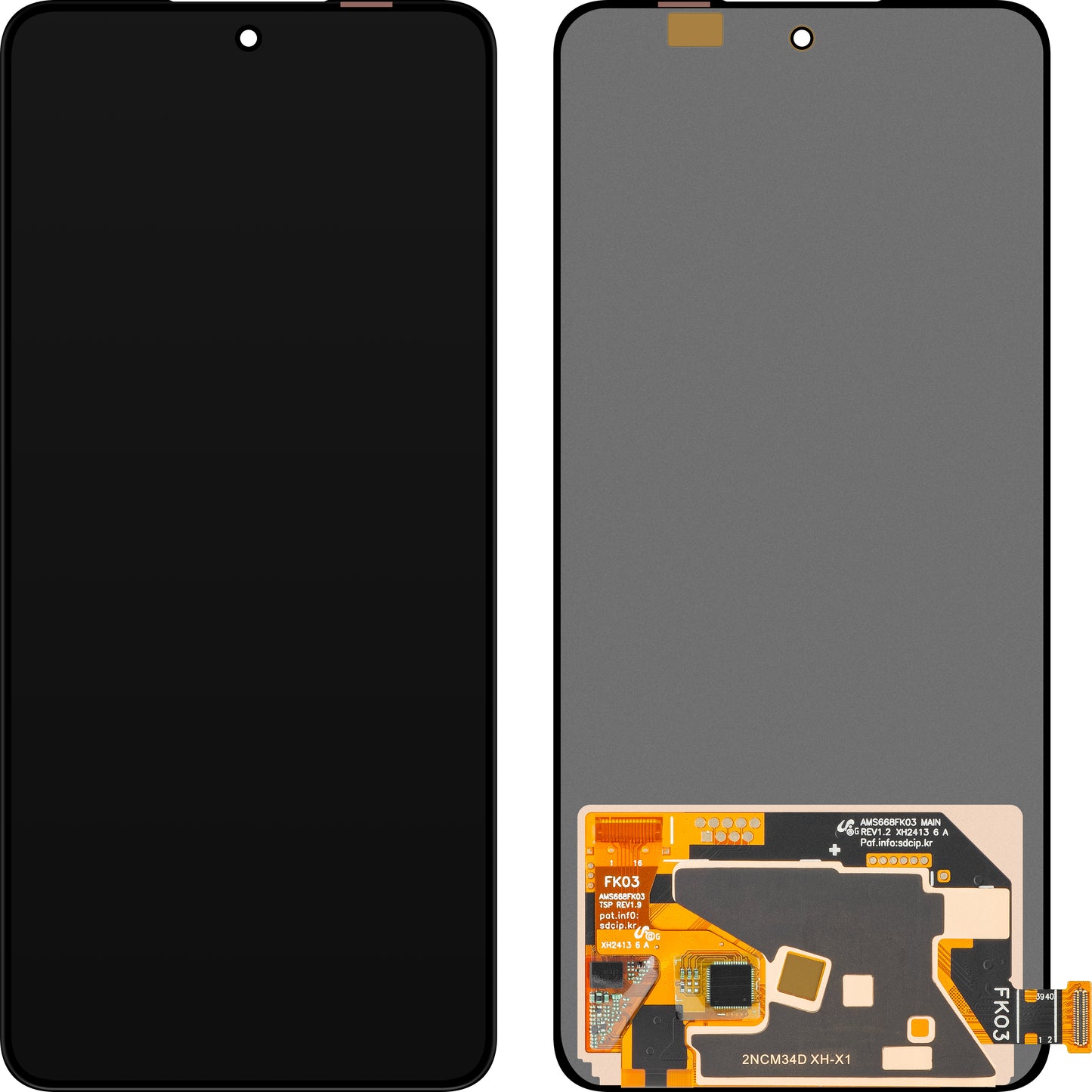 Écran avec Touchscreen MP compatible avec Realme 14T / 14, Version OLED