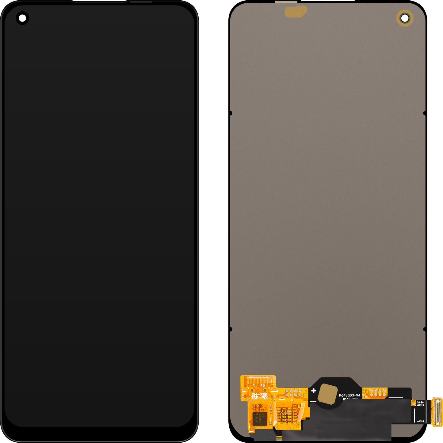 MP Touchscreen-Display kompatibel mit Oppo A78 4G / F21 Pro / Find X5 Lite / Reno7 / Reno7 SE 5G / Reno8 4G / Reno8 T, OLED-Version