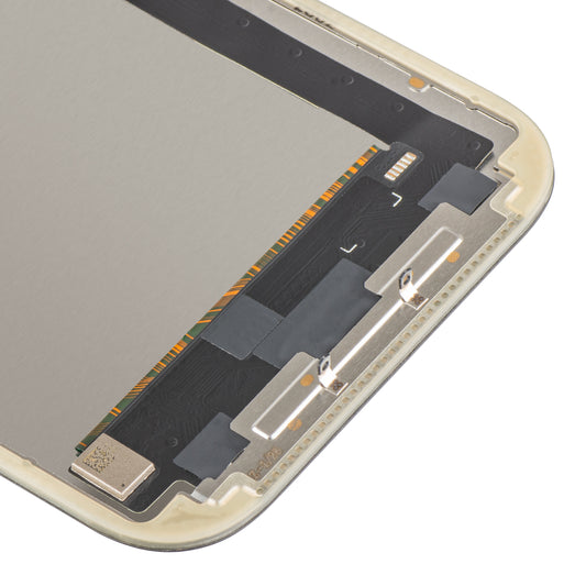 Display con Touchscreen MP compatibile con Apple iPhone 17, con Cornice, Versione OLED FHD IC Movable, Nero