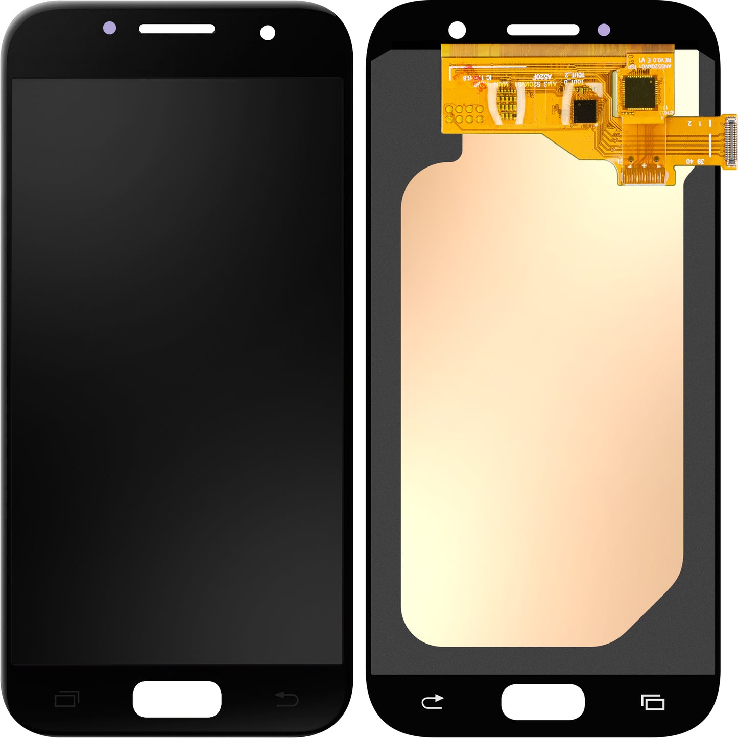 Écran avec Touchscreen MP compatible avec Samsung Galaxy A5 (2017) A520, Version OLED