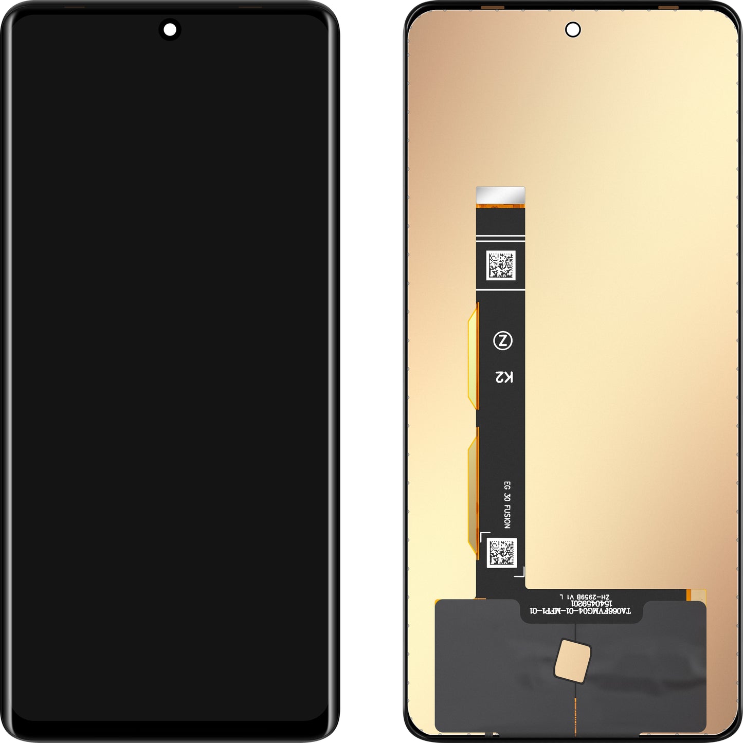 Display mit Touchscreen MP kompatibel mit Motorola Edge 30 Fusion