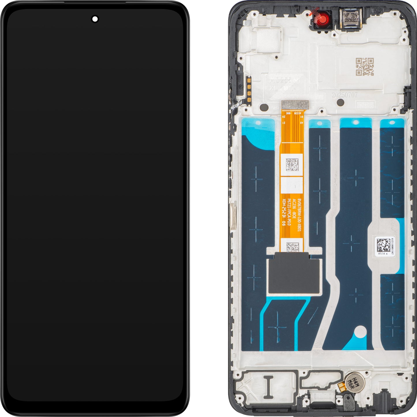 Display con Touchscreen Oppo A5 4G, con Cornice, Nero, Service Pack 621029000585