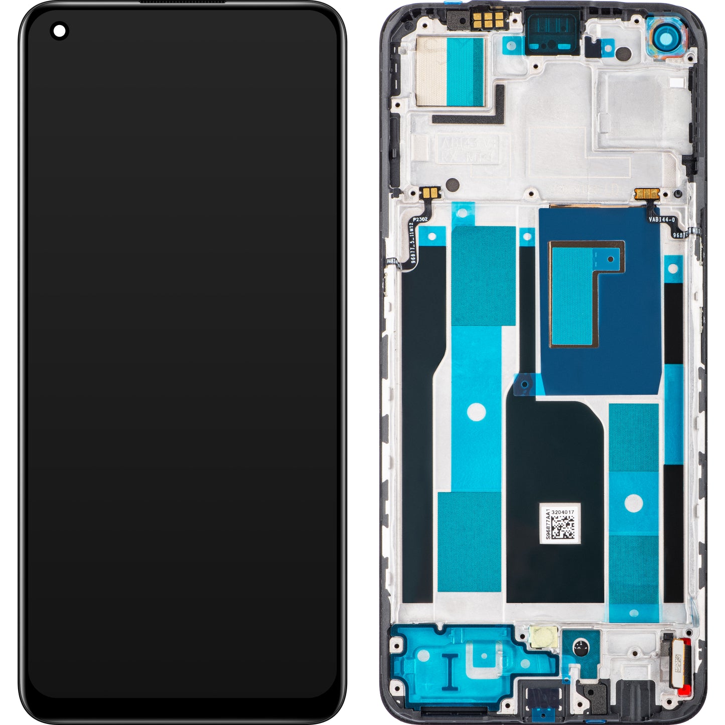 Display touchscreen Realme 9 Pro+, con cornice, nero, Service Pack 4909496